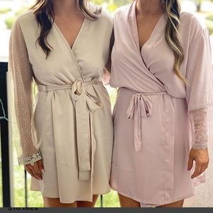 Beautiful champagne bridal robe! Flora nikrooz